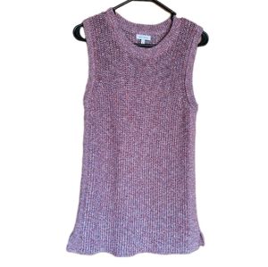 Ella Moss Cable Knit Sweater - Multicolor - Crewneck Top, Size L